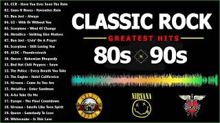 Great Classic Rock 80's 90's Playlist | Rock Classic | Spotify Playlist Of Classic Rock🎶🎶