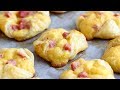 Ham and Cheese Puff Pastry Pockets - Only 4-Ingredients