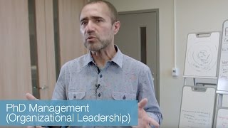 Graduate programs: PhD Management (Organizational Leadership)