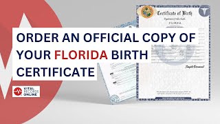 Order a Copy of Your Florida Birth Certificate From Home - Vital Records Online