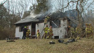 Fire in Alexandria destroys home