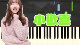 🎹刘瑞琦 - 小欢喜 (Piano Tutorial Synthesia)❤️♫