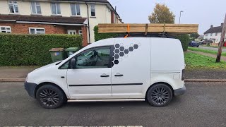 Bodge it mechanics VW Caddy Eibatch 40mm lower front springs and  Bilston shock absorber upgrade