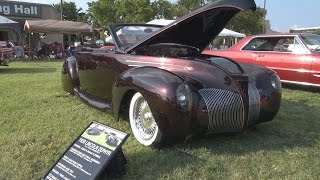 Custom 1939 Lincoln Zephyr Convertible Street Rod 2014 Street Rod Nationals Plus Louisville