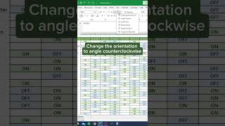 Angled Headers in Excel! #tutorial