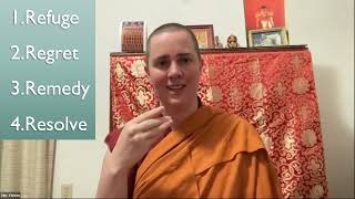 6_Purification Retreat: Evening Meditation- Simple Vajrasattva Practice with short mantra