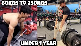 80kgs To 250kgs Deadlift Transformation (3 Deadlift Tips That Changed My Life)
