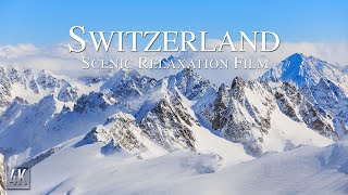 Switzerland 4K Scenic Mountain Nature Drone Relaxation with Ambient Music | Matterhorn 4K
