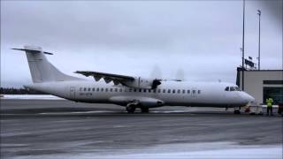 Norra ATR 72-500 engine start-up at EFTP