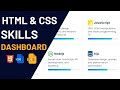 Build a Stunning Skill Dashboard with HTML, CSS & JavaScript!