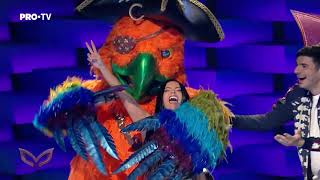 Papagalul, moment exclusiv la Masked Singer România. Detectivii au rămas fără cuvinte