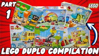 LEGO DUPLO Compilation Part 1 (unboxing \u0026 building)