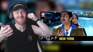 Sillunu Oru Kadhal Tamil Movie Songs | New York Song | Suriya x AR Rahman • Reaction By Foreigner