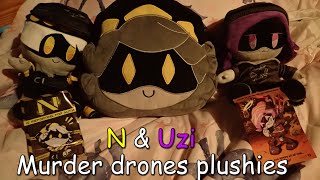 UZI \u0026 N ARE HERE!!! | Murder drones Plushies review (kinda)