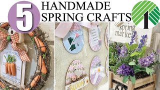 5 SPRING CRAFTS | Dollar Tree DIY Home Decor