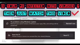 Remove Viruses Completely ⚠️ From Your PC 💻 For FREE OF COST