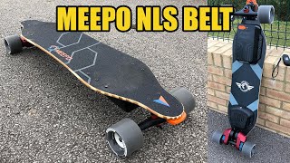 Meepo NLS BELT Budget Electric skateboard HONEST !! First Impression and ride