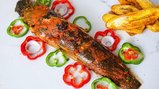 GRILLED CATFISH | HOW TO COOK NIGERIAN FOOD