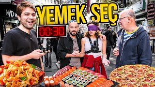 Sokakta Gözü Kapalı Yemek Seç! | 30 Saniyen Var