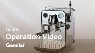 Owl G3006 Espresso Machine｜Unboxing \u0026 Setup｜Gemilai