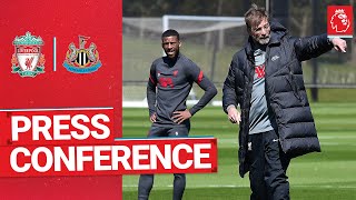 Jürgen Klopp's pre-match press conference | Newcastle United