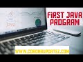 First Java Program | My first Java program hello world | First Program in Java programming language