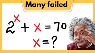 Very Nice Math Olympiad Exponential Problem ! Easy and tricky solution. #maths #math #olympiad