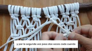 Tapiz Flor 🪷 de Loto ##macramé