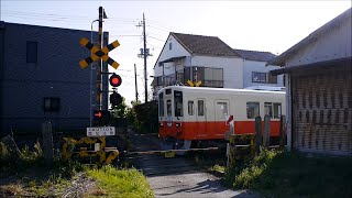 関東鉄道常総線　ハタヤ裏踏切(その1-2)