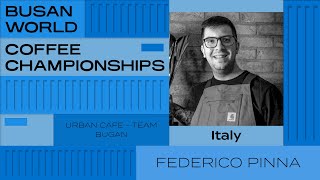 Federico Pinna, Italy | 2024 World Barista Championship | Semi-Finals