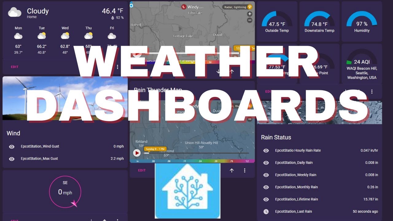 Home Assistant Dashboard For Ambient Weather Stations You