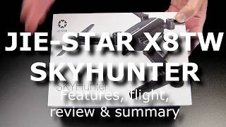 JIE-STAR Skyhunter X8TW Beginner Folding quad, TX or App control, WiFI FPV