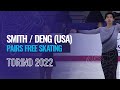 SMITH / DENG (USA) | Pairs Free Skating | Torino 2022 | #JGPFigure