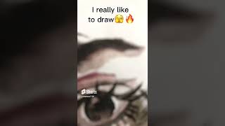 Drawing of an eye!!🫣✨