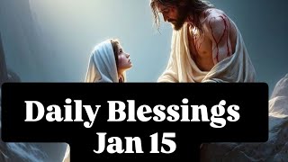 Daily Blessing (Jan 15)....Fr. Mathew Vayalamannil.....#christians motivation #devotional