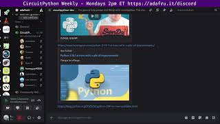 CircuitPython Weekly Meeting for December 8, 2025 @circuitpython #circuitpython #adafruit