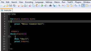 PHP Basics Tutorial 5 - Basic Loops