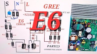 Gree DC Inverter AC E6 Error Code Problem Solved | PCB Repairing Center