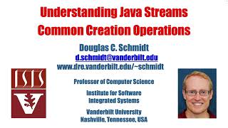 Understanding Java Streams Common Creation Operations