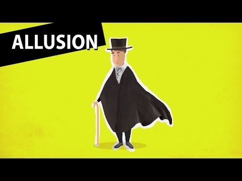 What is a modern allusion?