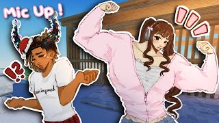 TROLLING AS A BUFF ALPHA GIRL ! | Roblox Mic Up VC Funny Moments