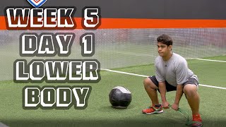 Offseason Football Workout Program: Lower Body | Week 5 Day 1