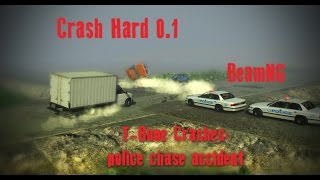 BeamNG - T-Bone Crashes #3: police chase accident