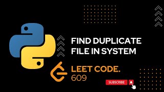 Leetcode Find Duplicate File In System Python By Mp3 Mp4 Download