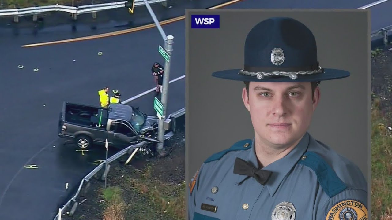 WSP Trooper Dies After Being Hit By Fleeing Driver On I-5 - YouTube