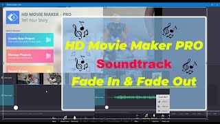 HD Movie Maker Pro Fade In & Out Audio Files