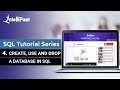 How to Create, Use and Drop a Database in SQL | SQL Database Queries | Intellipaat