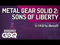 Metal Gear Solid 2: Sons of Liberty by dlimes13 in 1:11:52 - Summer Games Done Quick 2022