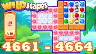 Wildscapes Level 4661 - 4665 HD Walkthrough 3 match puzzle | android | 4662 | 4663 | 4664 | IOS