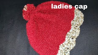 beautiful ladies cap design// easy way// लेडिज टोपी डिजाइन